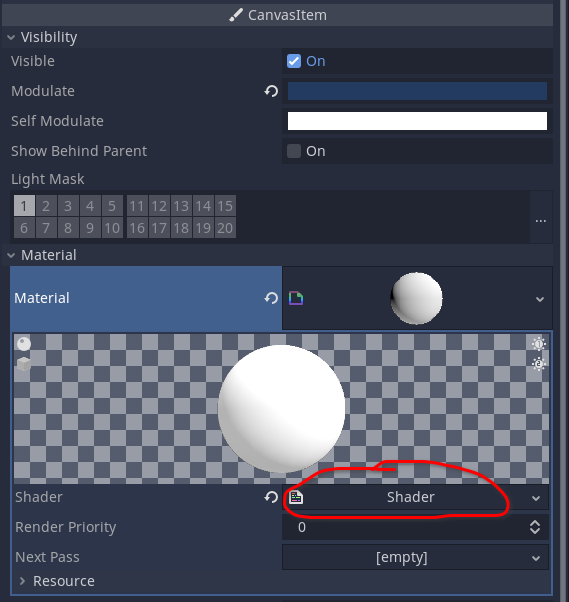 An image of the node inspector after our steps.